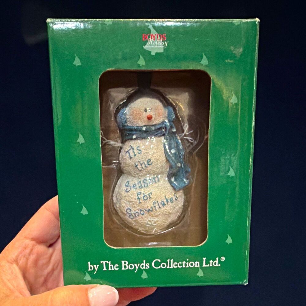 The Boyds Collection Ltd. Mr. Wynter Snowman Hanging Resin Ornament 257549